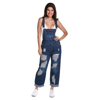 Foto 1 | Foto 1 | Overol Mom Corto Pineda Jeans con Bolsas para Mujer