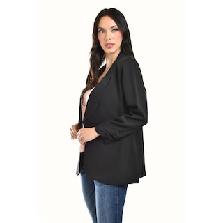Foto 2 | Foto 2 | Blazer Manga 3/4 Roman Fashion Juvenil Negro