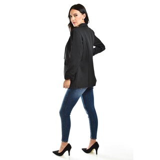 Foto 3 | Foto 3 | Blazer Manga 3/4 Roman Fashion Juvenil Negro