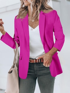 Foto 2 | Foto 2 | Blazer Cicy Bell Para Mujer, Casual, Con Frente Abierto, Manga Larga, Rojo - Venta Internacional.