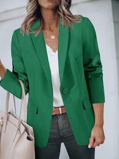 Foto 4 | Foto 4 | Blazer Cicy Bell Para Mujer, Casual, Frente Abierto, Manga Larga, Verde - Venta Internacional.