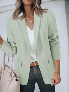 Foto 4 | Foto 4 | Blazer Cicy Bell Para Mujer, Casual, Con Frente Abierto, Verde Claro - Venta Internacional.