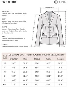 Foto 5 | Foto 5 | Blazer Cicy Bell Para Mujer, Casual, Con Parte Delantera Abierta, Poliéster Naranja - Venta Internacional.