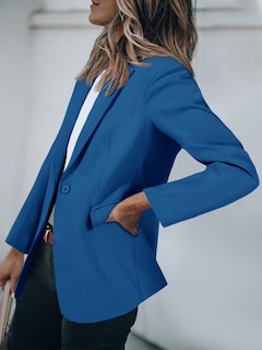 Foto 3 | Foto 3 | Blazer Cicy Bell Para Mujer, Casual, Con Parte Delantera Abierta, Azul Real - Venta Internacional.