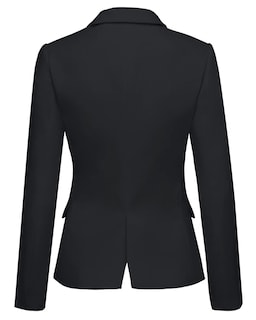 Foto 2 | Foto 2 | Chaqueta Tipo Blazer Luvamia Para Mujer Con Solapa Con Muescas, Color Negro, Talla Xxl - Venta Internacional.