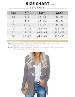 Foto 6 | Foto 6 | Chaqueta Tipo Blazer Luvamia Para Mujer, Casual, Con Solapa Y Botón, Gris Acero - Venta Internacional.