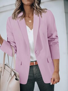Foto 4 | Foto 4 | Blazer Cicy Bell Para Mujer, Manga Larga, Frente Abierto, Color Lavanda - Venta Internacional.