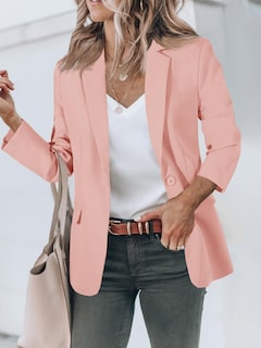 Foto 2 | Foto 2 | Blazer Cicy Bell Para Mujer, Casual, Con Frente Abierto, Manga Larga, Color Melocotón - Venta Internacional.
