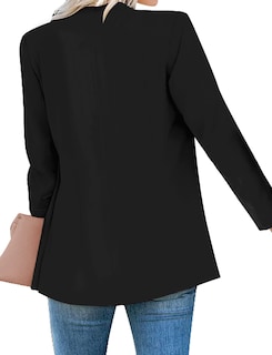Foto 2 | Foto 2 | Chaqueta Tipo Blazer Luvamia Para Mujer, Casual, Con Solapa Con Muescas, Color Negro - Venta Internacional.