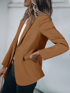Foto 3 | Foto 3 | Blazer Cicy Bell Para Mujer, Casual, Con Frente Abierto, Oficina, Marrón - Venta Internacional.