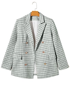 Foto 7 | Foto 7 | Blazer Happy Sailed Para Mujer, Cuello Con Solapa Y Doble Botonadura - Venta Internacional.
