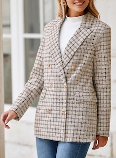Foto 5 | Foto 5 | Chaqueta Tipo Blazer Happy Sailed Tweed Con Doble Botonadura Para Mujer - Venta Internacional.