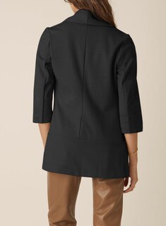 Foto 3 | Foto 3 | Blazer Happy Sailed Para Mujer, Casual, Frente Abierto, Negro, 2024 - Venta Internacional.