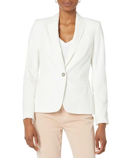 Foto 1 | Foto 1 | Chaqueta De Negocios Blazer Tommy Hilfiger Para Mujer, Talla 16, Color Marfil - Venta Internacional.