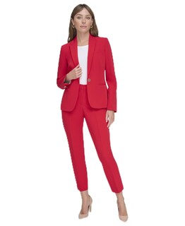 Foto 1 | Foto 1 | Chaqueta Tommy Hilfiger Para Mujer, Color Escarlata, Talla 4, Con Un Botón - Venta Internacional.
