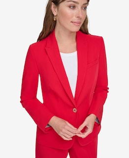 Foto 2 | Foto 2 | Chaqueta Tommy Hilfiger Para Mujer, Color Escarlata, Talla 4, Con Un Botón - Venta Internacional.