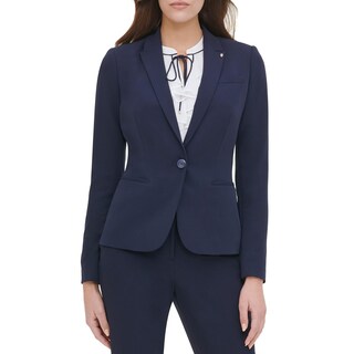 Foto 1 | Foto 1 | Chaqueta De Negocios Para Mujer De Estilo Blazer Tommy Hilfiger Dark Midnight - Venta Internacional.