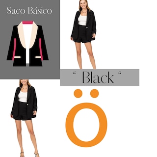 Foto 7 | Foto 7 | Saco Para Dama Color Negro Erivel