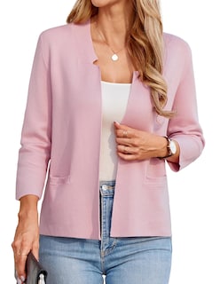 Foto 1 | Foto 1 | Blazer Grace Karin De Punto Corto Con Parte Delantera Abierta Para Mujer, Xxl, Rosa - Venta Internacional.
