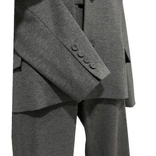 Foto 5 | Foto 5 | Conjunto Gris Oxford Saco Y Pantalón Básico Mussi