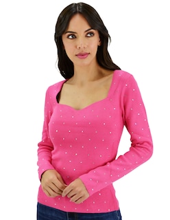 Foto 1 | Foto 1 | Blusa De Canale Con Pedrería Roman Fashion /juvenil, 975 (fiusha) Color Rosa