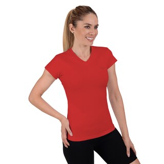 Foto 2 | Foto 2 | Playera Deportiva Everlast V56222 Rojo para Mujer