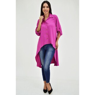 Foto 6 | Foto 6 | Maxiblusa Asimétrica Roman Fashion Juvenil 1060 color Rosa