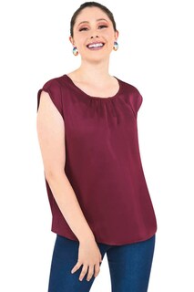 Foto 1 | Foto 1 | Blusa Devendi Color Tinto Satin