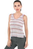 Blusa Devendi Color Multicolor Tejida