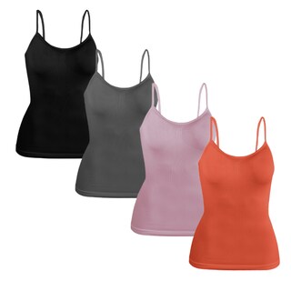 Foto 1 | Foto 1 | Blusas de Tirantes para Mujer 4 Piezas Multicolor