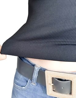 Foto 5 | Foto 5 | Blusas de Tirantes para Mujer Bl-1012 Blanco Y Negro 2 Piezas
