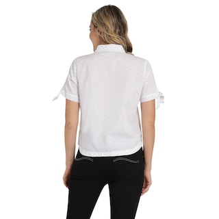 Foto 3 | Foto 3 | Blusa Casual Lee Slim Fit 410 Blanca para Mujer