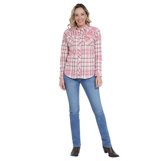 Foto 4 | Foto 4 | Blusa Vaquera Wrangler Slim Fit Manga Larga 410 Rosa