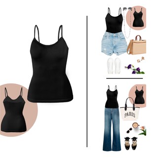 Foto 7 | Foto 7 | Set De 4 Blusas De Uso Interior O Exterior Bl-1005 Surtido En Color Con Tirantes para Mujer