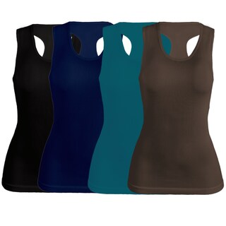 Foto 1 | Foto 1 | Set de 4 Blusas para Dama Bl-1007 Multicolor sin Mangas