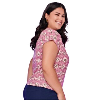 Foto 4 | Foto 4 | Blusa Ilusión Rosa para Mujer