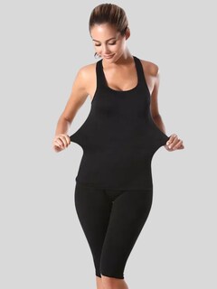 Foto 4 | Foto 4 | Set De Dos Blusas Mujer Camiseta Dama Bl-1007-px2 Color Vino Y Marino Casual Blusa Negra Crop Top