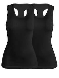 Foto 1 | Foto 1 | Set De Dos Blusas Mujer Camiseta Dama Bl-1007-px2 Color Negro Y Negro Casual Blusa Negra Crop Top