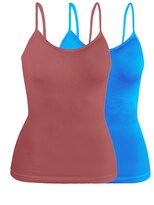 Set De Dos Blusas Mujer Tirantes Bl-1005-px2 Color Variado En Colores Casual Blusa Crop Top Dama