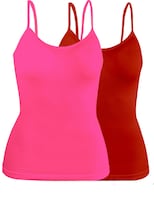 Set De Dos Blusas Mujer Tirantes Bl-1005-px2 Color Variado En Colores Casual Blusa Crop Top Dama