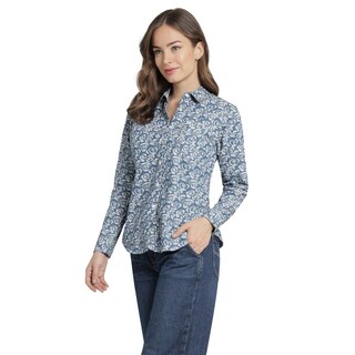 Foto 2 | Foto 2 | Blusa Casual Mujer Lee Slim Fit 285 Azul Marino