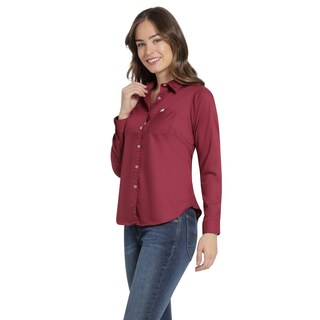 Foto 2 | Foto 2 | Blusa Casual Mujer Lee Slim Fit 974 Vino