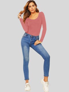 Foto 2 | Foto 2 | Blusas Mujer Manga Larga Interior Térmico Bl-1013 Rosa Claro Invierno Dama
