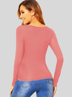 Foto 3 | Foto 3 | Blusas Mujer Manga Larga Interior Térmico Bl-1013 Rosa Claro Invierno Dama
