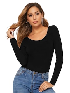 Foto 1 | Foto 1 | Blusas Mujer Manga Larga Interior Térmico Bl-1013 Negro Invierno Dama