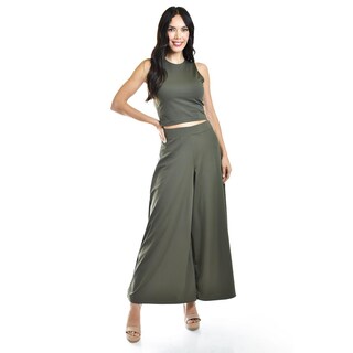 Foto 4 | Foto 4 | Top Básico Sin Manga Roman Fashion /juvenil, 2290 (verde Militar) Verde Oscuro