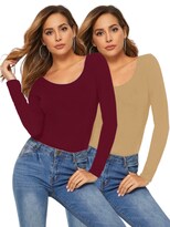 Set 2 Blusas Mujer Manga Larga Interior Térmico Bl-1013-px2-variedad De Colores Invierno Dama