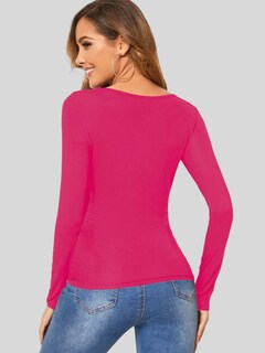 Foto 2 | Foto 2 | Blusa Rosa Manga Larga para Mujer