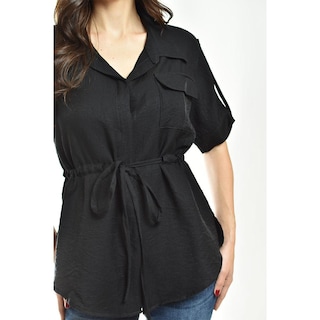 Foto 4 | Foto 4 | Blusa Camisera Ajustable Roman Fashion /juvenil, 2436 (negro) Negro