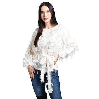 Foto 1 | Foto 1 | Blusa Con Diseño Texturizado Roman Fashion / Juvenil, 5105 (blanco) Blanco